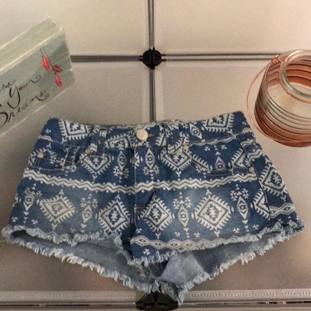 Tribal Jean shorts